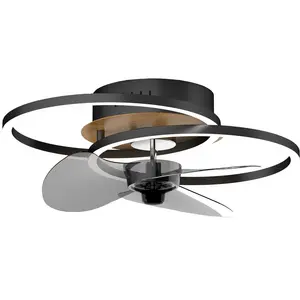 Stropni ventilator Globo LED 24W 28-490lm CCT 2700-6500K Karen